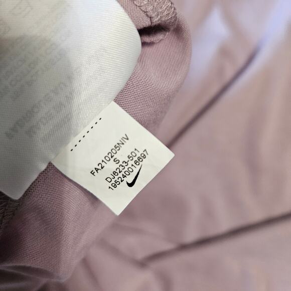 NIKE Yoga Active Tank Top Womens S Dri-Fit Athleisure Muscle Tee Purple DJ8233 - Picture 7 of 8